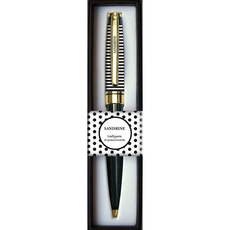 Stylo prénom femme boite sandrine