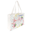 Tote bag coton imprimé vélo