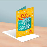 Carte musicale anniversaire Plein de surprises