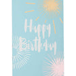 Carte anniversaire Happy birthday Feux d'artifice
