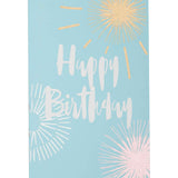 Carte anniversaire Happy birthday Feux d'artifice