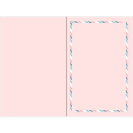 Carte graphique Bon anniversaire pastel et or