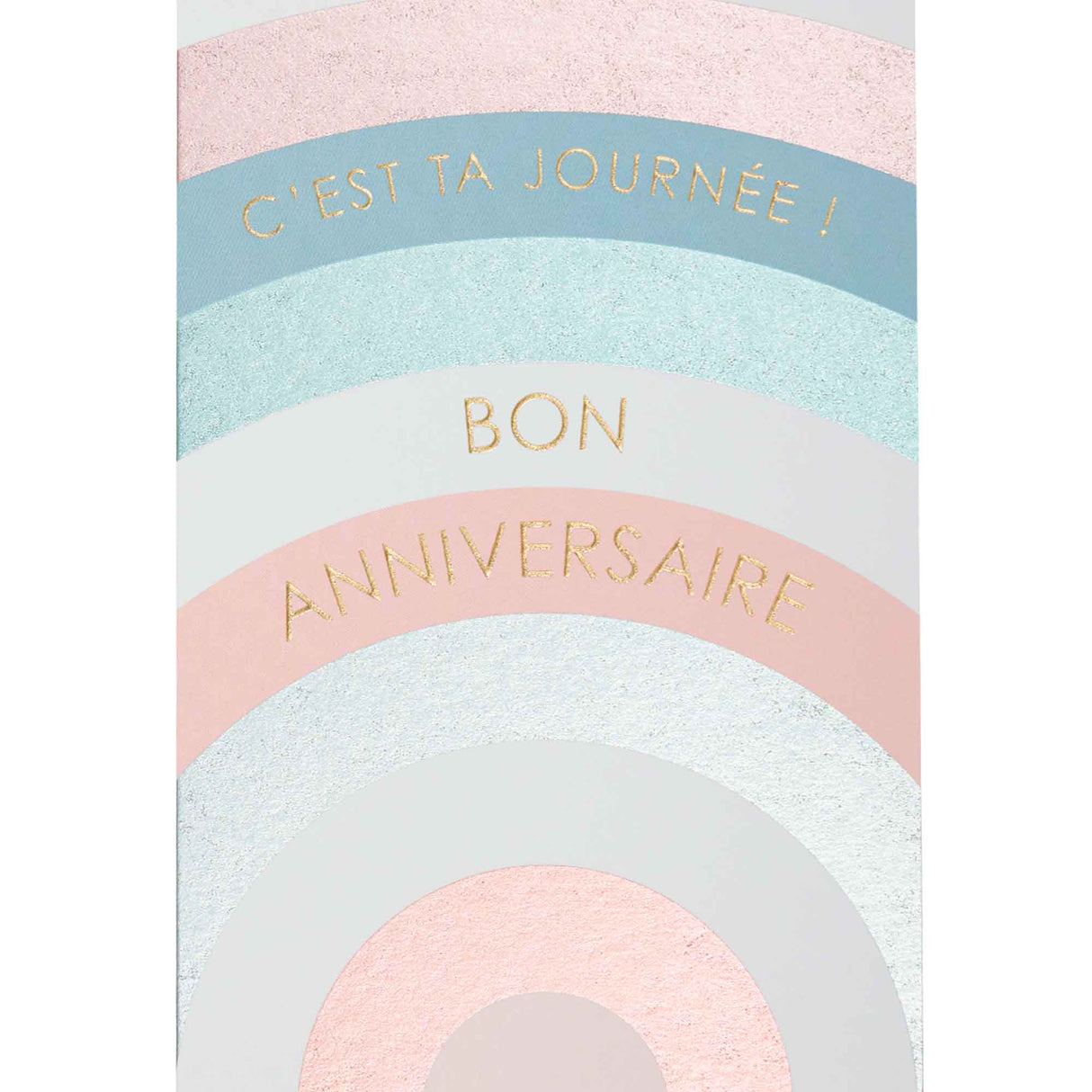 Carte Bon anniversaire arc-en-ciel
