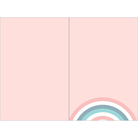 Carte Bon anniversaire arc-en-ciel