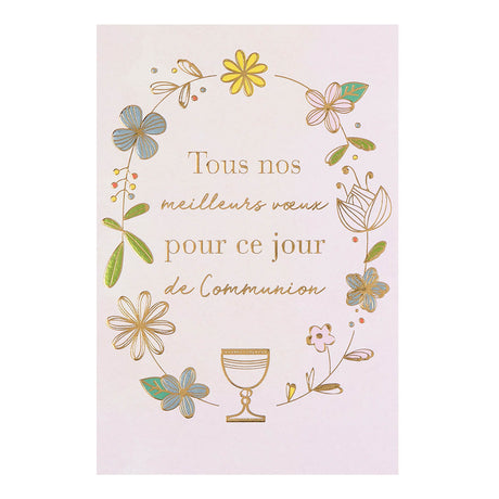 Carte communion Meilleurs vœux