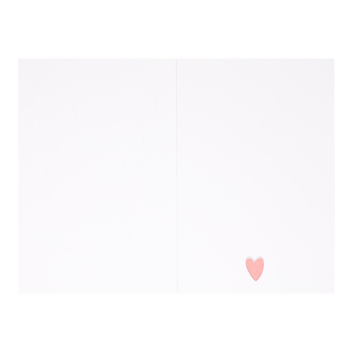 Carte cœurs multicolores