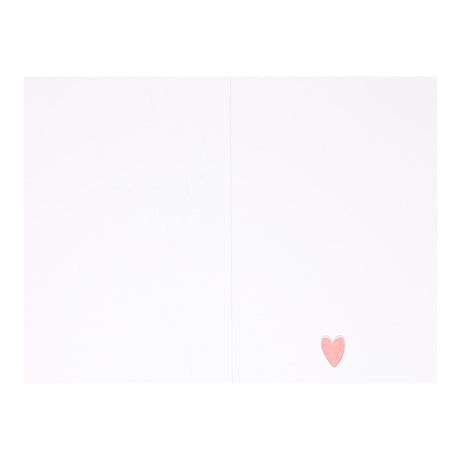 Carte cœurs multicolores