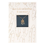 Carte bijou - Collier attrape-rêves