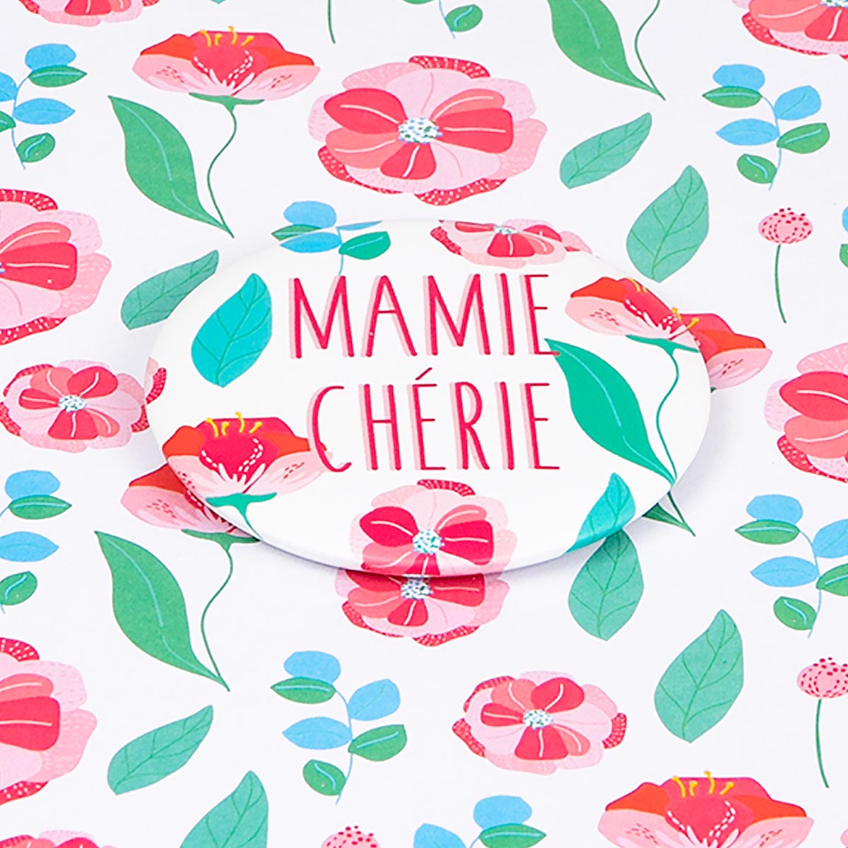 Carte fête des grands-mères - Magnet Mamie Chérie