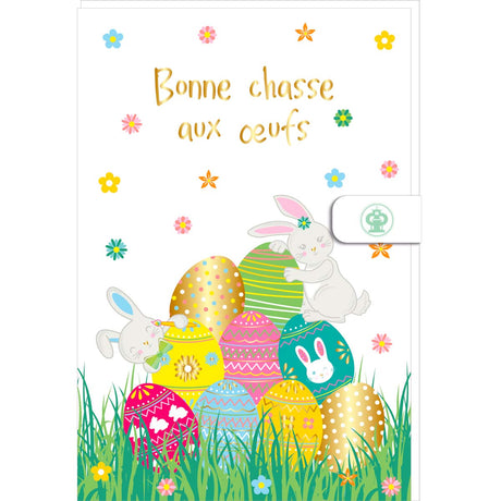 Carte de Pâques - Activité pour enfant - Couronne à monter