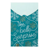 Carte de vœux Surprise Flocons