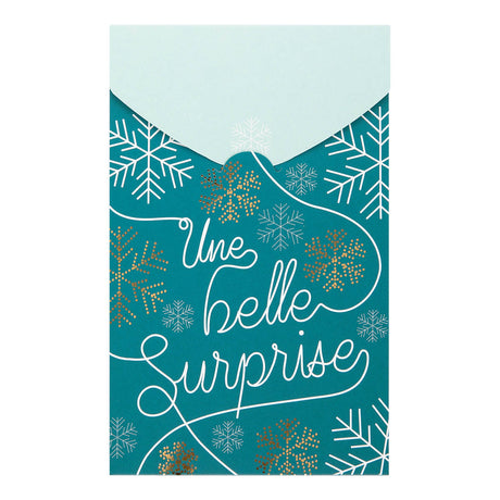 Carte de vœux Surprise Flocons