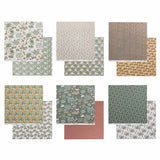 Set de papiers imprimés Safari x6
