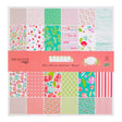 Set de papiers imprimés Motifs fleuris x6