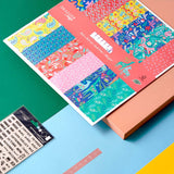 Set de papiers imprimés Folk x6
