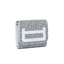 Porte-monnaie Femme à rabat en cuir - Gris