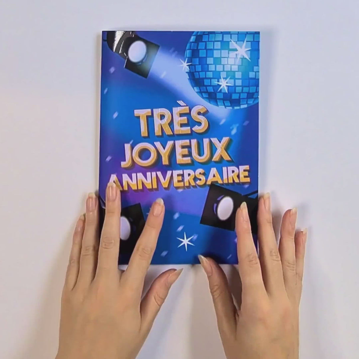 Carte musicale anniversaire Party rock anthem